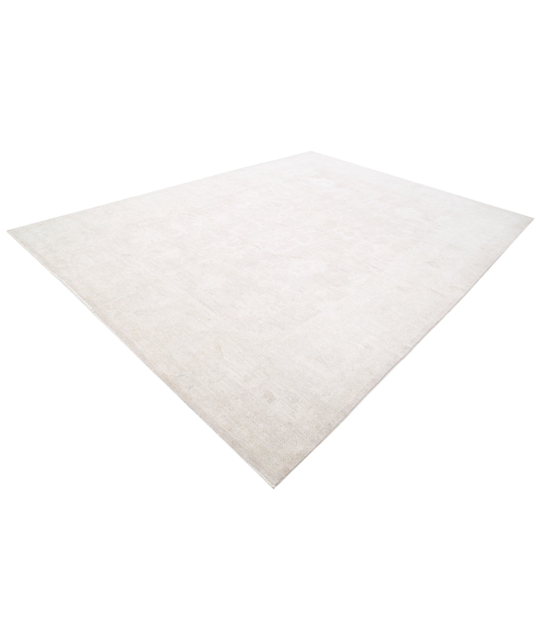 Oushak 9'11'' X 13'6'' Hand-Knotted Wool Rug 9'11'' x 13'6'' (298 X 405) / Taupe / Ivory