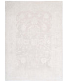 Oushak 9'11'' X 13'6'' Hand-Knotted Wool Rug 9'11'' x 13'6'' (298 X 405) / Taupe / Ivory