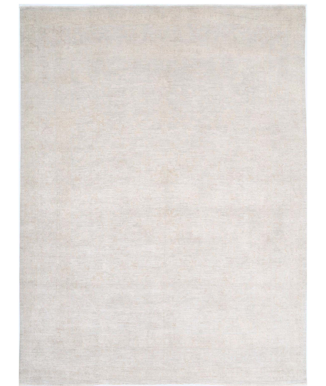 Oushak 11'4'' X 15'3'' Hand-Knotted Wool Rug 11'4'' x 15'3'' (340 X 458) / Blue / Teal