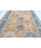 Oushak 9'1'' X 11'8'' Hand-Knotted Wool Rug 9'1'' x 11'8'' (273 X 350) / Rust / Blue