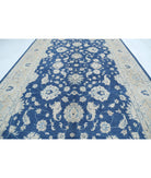 Oushak 10'0'' X 14'9'' Hand-Knotted Wool Rug 10'0'' x 14'9'' (300 X 443) / Blue / Taupe