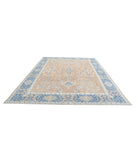 Oushak 9'2'' X 12'3'' Hand-Knotted Wool Rug 9'2'' x 12'3'' (275 X 368) / Taupe / Blue