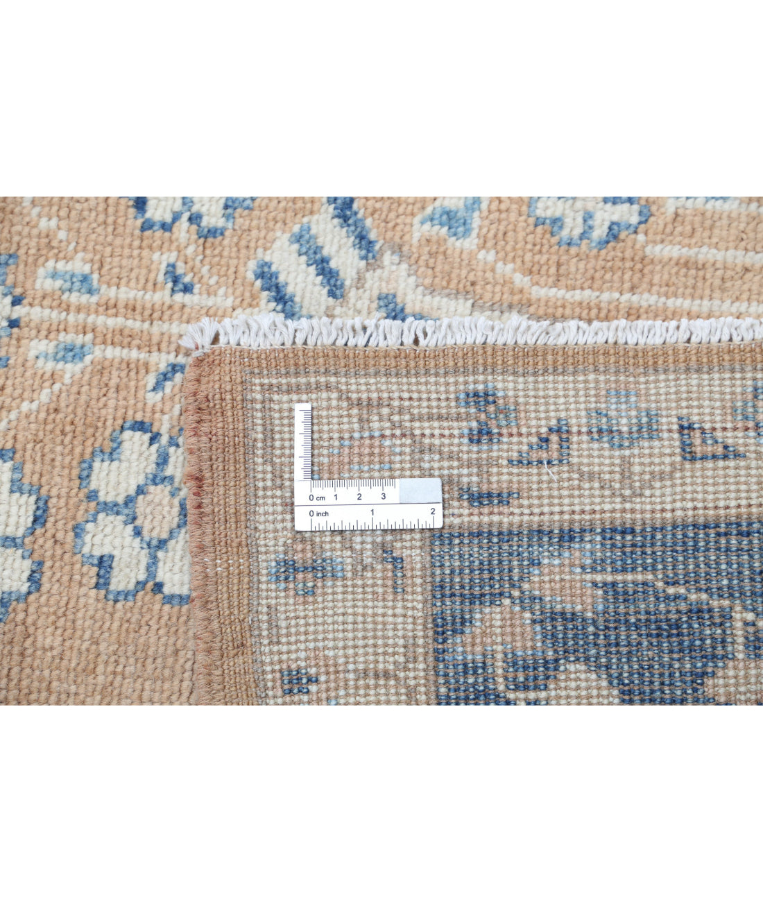 Oushak 9'2'' X 12'3'' Hand-Knotted Wool Rug 9'2'' x 12'3'' (275 X 368) / Taupe / Blue