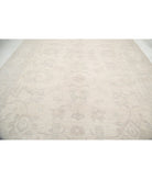 Oushak 9'11'' X 13'1'' Hand-Knotted Wool Rug 9'11'' x 13'1'' (298 X 393) / Ivory / Grey