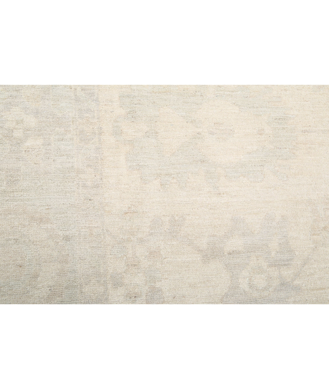 Oushak 9'11'' X 13'1'' Hand-Knotted Wool Rug 9'11'' x 13'1'' (298 X 393) / Ivory / Grey