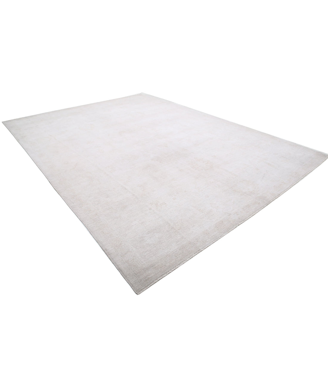 Oushak 10'4'' X 14'1'' Hand-Knotted Wool Rug 10'4'' x 14'1'' (310 X 423) / Ivory / Beige