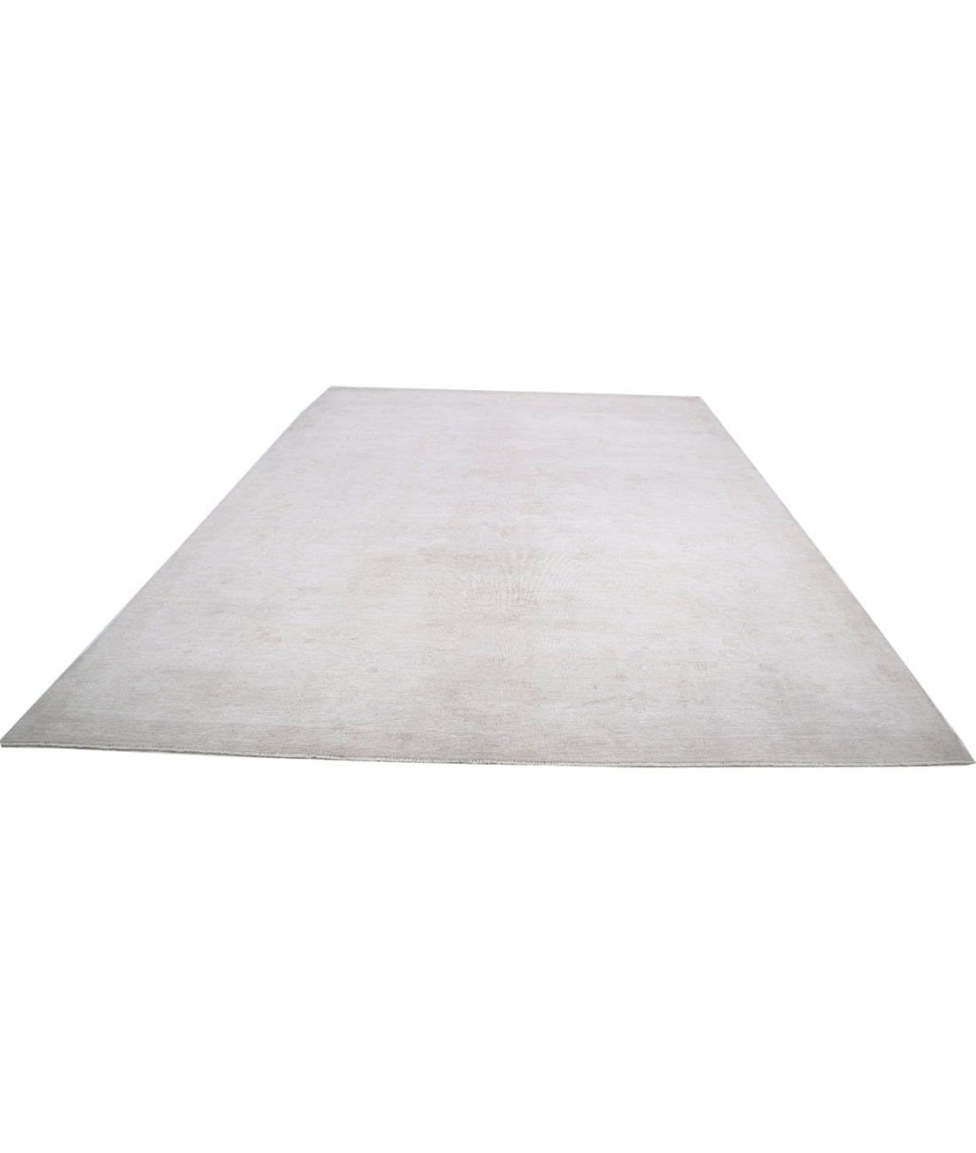 Oushak 10'4'' X 14'1'' Hand-Knotted Wool Rug 10'4'' x 14'1'' (310 X 423) / Ivory / Beige