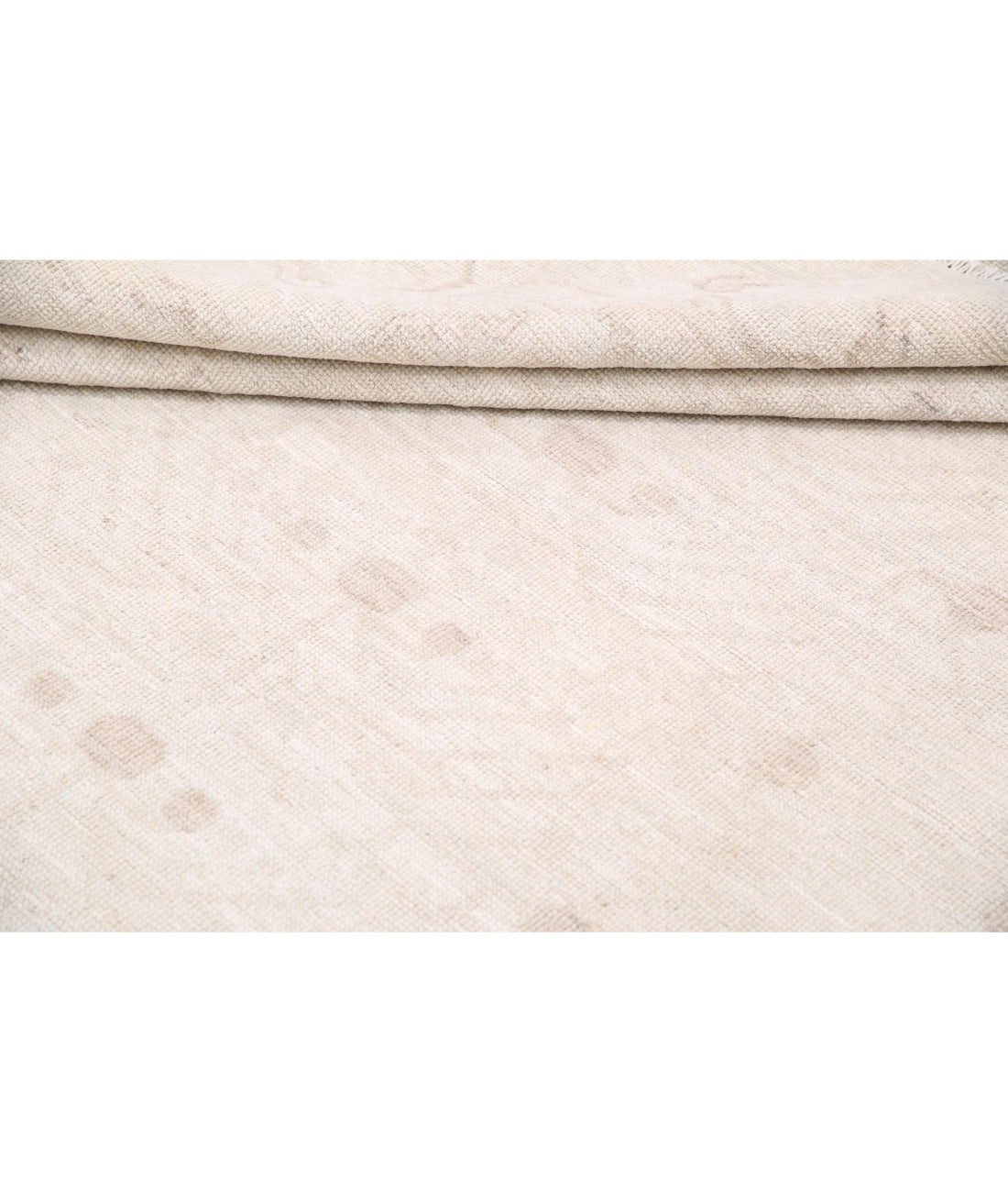 Oushak 7'11'' X 9'5'' Hand-Knotted Wool Rug 7'11'' x 9'5'' (238 X 283) / Ivory / Taupe