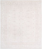 Oushak 7'11'' X 9'5'' Hand-Knotted Wool Rug 7'11'' x 9'5'' (238 X 283) / Ivory / Taupe