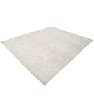 Oushak 8'1'' X 10'0'' Hand-Knotted Wool Rug 8'1'' x 10'0'' (243 X 300) / Ivory / Grey