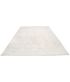 Oushak 8'1'' X 10'0'' Hand-Knotted Wool Rug 8'1'' x 10'0'' (243 X 300) / Ivory / Grey