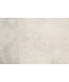 Oushak 8'1'' X 10'0'' Hand-Knotted Wool Rug 8'1'' x 10'0'' (243 X 300) / Ivory / Grey