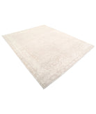 Oushak 8'0'' X 9'11'' Hand-Knotted Wool Rug 8'0'' x 9'11'' (240 X 298) / Ivory / Taupe