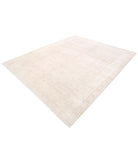 Oushak 8'0'' X 9'11'' Hand-Knotted Wool Rug 8'0'' x 9'11'' (240 X 298) / Ivory / Taupe