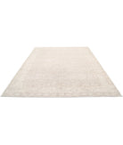 Oushak 8'0'' X 9'11'' Hand-Knotted Wool Rug 8'0'' x 9'11'' (240 X 298) / Ivory / Taupe