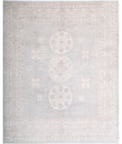 Oushak 8'0'' X 9'11'' Hand-Knotted Wool Rug 8'0'' x 9'11'' (240 X 298) / Ivory / Taupe