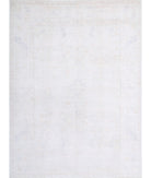 Oushak 7'11'' X 10'9'' Hand-Knotted Wool Rug 7'11'' x 10'9'' (238 X 323) / Ivory / Ivory