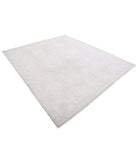 Oushak 7'10'' X 9'0'' Hand-Knotted Wool Rug 7'10'' x 9'0'' (235 X 270) / Grey / Ivory