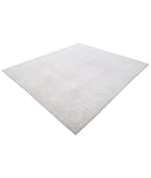 Oushak 7'10'' X 9'0'' Hand-Knotted Wool Rug 7'10'' x 9'0'' (235 X 270) / Grey / Ivory