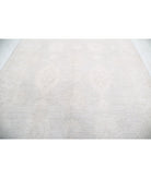 Oushak 7'10'' X 9'0'' Hand-Knotted Wool Rug 7'10'' x 9'0'' (235 X 270) / Grey / Ivory