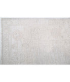 Oushak 7'10'' X 9'0'' Hand-Knotted Wool Rug 7'10'' x 9'0'' (235 X 270) / Grey / Ivory