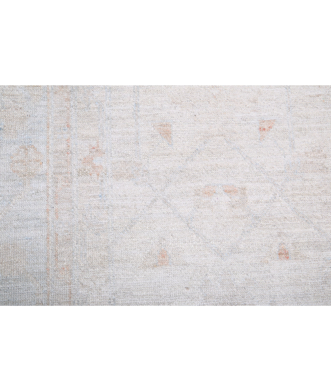 Oushak 8'5'' X 11'10'' Hand-Knotted Wool Rug 8'5'' x 11'10'' (253 X 355) / Taupe / Blue