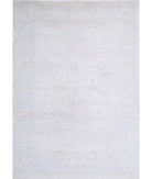 Oushak 8'5'' X 11'10'' Hand-Knotted Wool Rug 8'5'' x 11'10'' (253 X 355) / Taupe / Blue