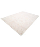 Oushak 8'10'' X 11'11'' Hand-Knotted Wool Rug 8'10'' x 11'11'' (265 X 358) / Ivory / Grey