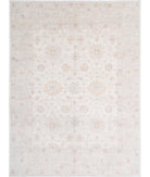 Oushak 8'10'' X 11'11'' Hand-Knotted Wool Rug 8'10'' x 11'11'' (265 X 358) / Ivory / Grey