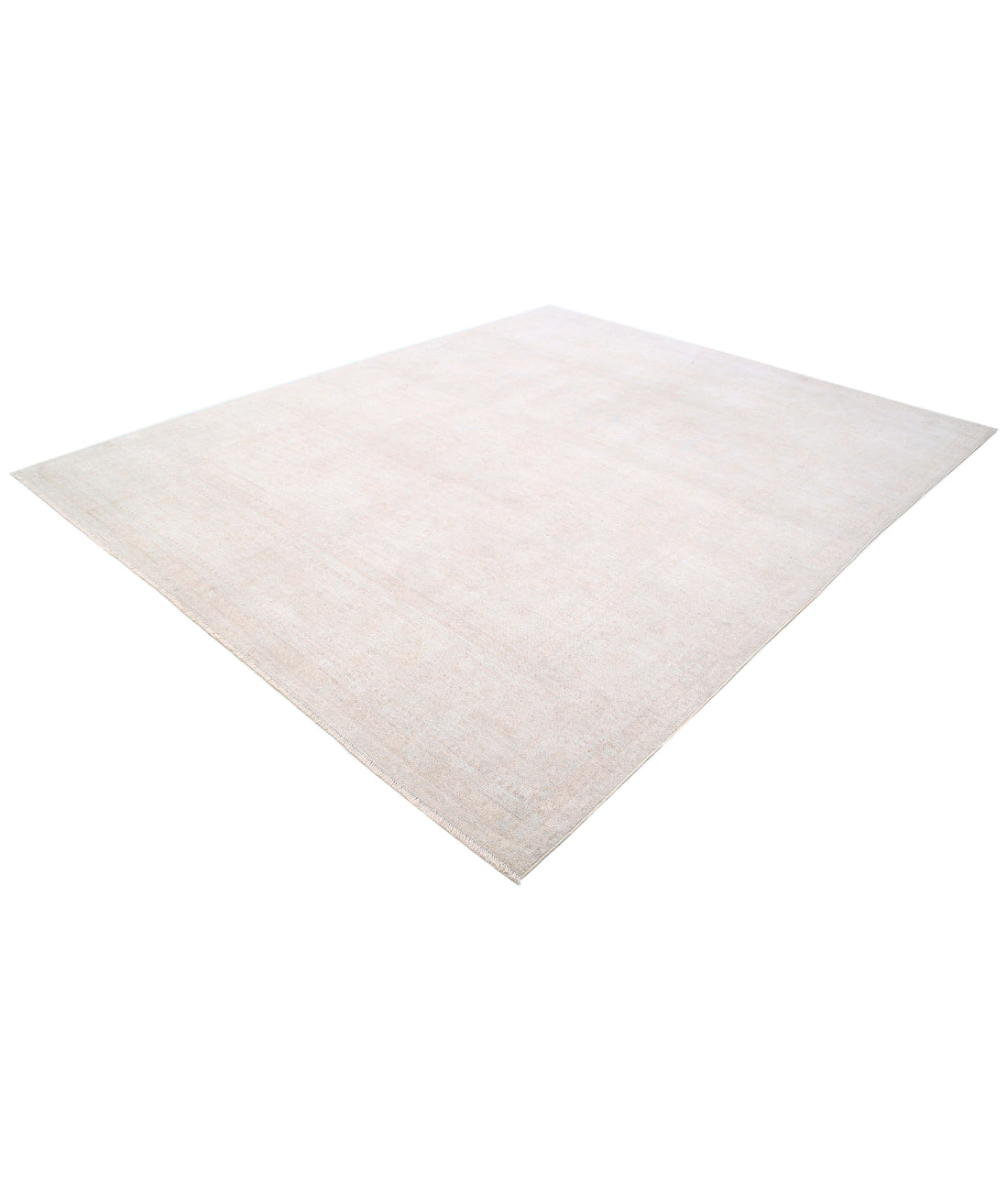 Oushak 9'2'' X 11'5'' Hand-Knotted Wool Rug 9'2'' x 11'5'' (275 X 343) / Ivory / Taupe