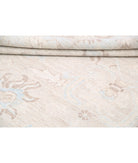 Oushak 8'8'' X 11'7'' Hand-Knotted Wool Rug 8'8'' x 11'7'' (260 X 348) / Ivory / Blue