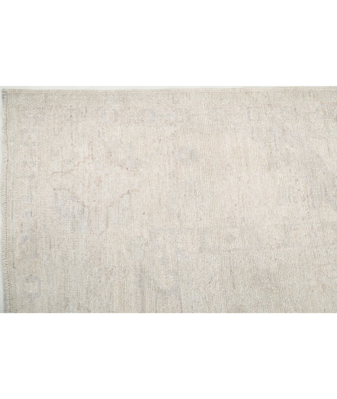 Oushak 9'1'' X 11'9'' Hand-Knotted Wool Rug 9'1'' x 11'9'' (273 X 353) / Grey / Ivory