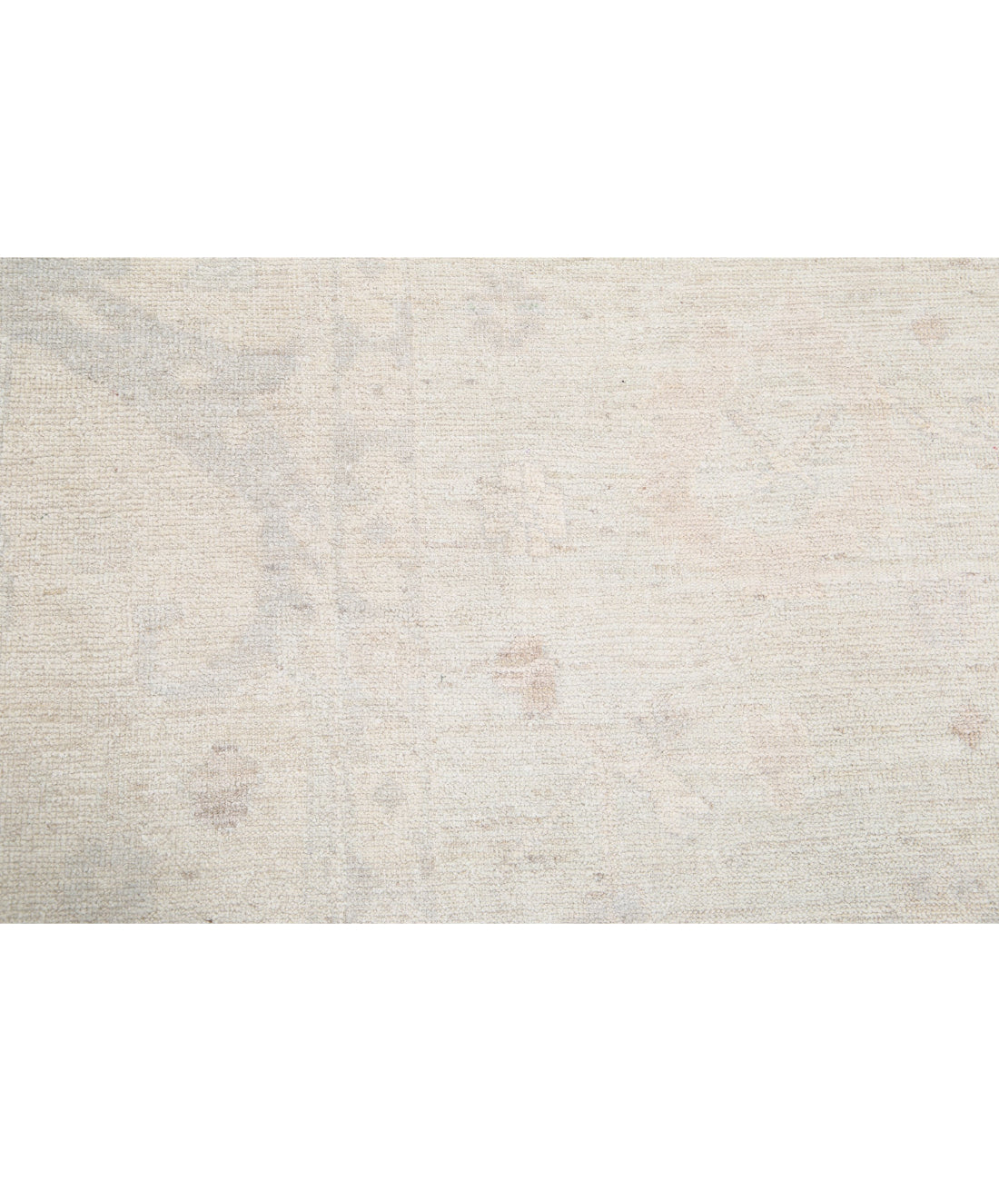 Oushak 9'1'' X 11'9'' Hand-Knotted Wool Rug 9'1'' x 11'9'' (273 X 353) / Grey / Ivory