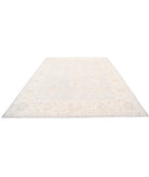 Oushak 9'0'' X 11'4'' Hand-Knotted Wool Rug 9'0'' x 11'4'' (270 X 340) / Grey / Ivory