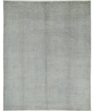 Overdye 7'11'' X 9'11'' Hand-Knotted Wool Rug 7'11'' x 9'11'' (238 X 298) / Grey / Grey