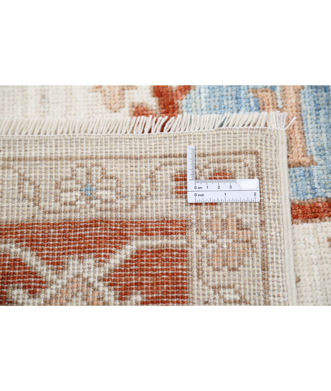 Oushak 8'3'' X 9'6'' Hand-Knotted Wool Rug 8'3'' x 9'6'' (248 X 285) / Ivory / Rust