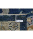 Oushak 9'11'' X 13'3'' Hand-Knotted Wool Rug 9'11'' x 13'3'' (298 X 398) / Blue / Taupe