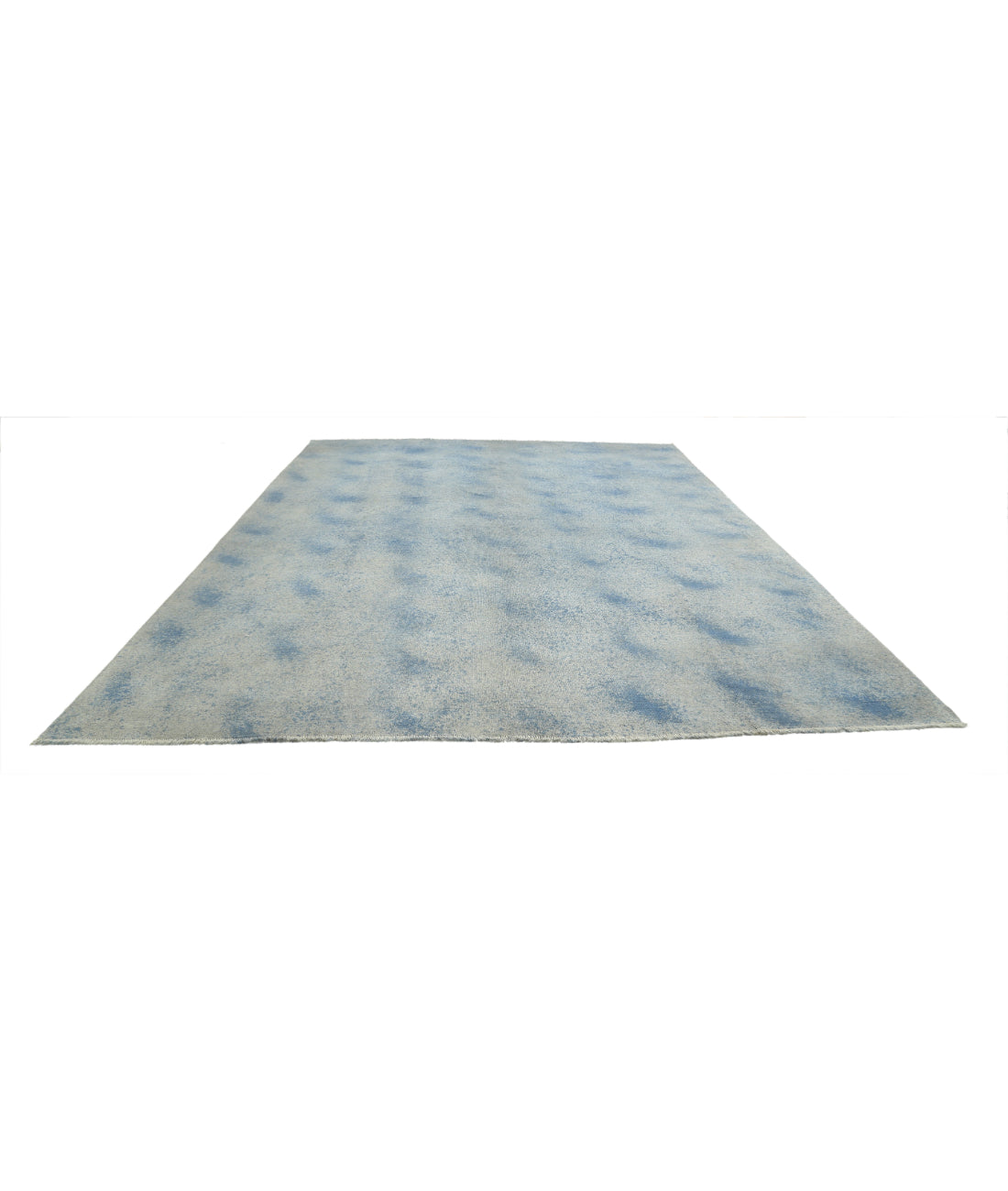 Overdye 10'2'' X 13'6'' Hand-Knotted Wool Rug 10'2'' x 13'6'' (305 X 405) / Grey / Blue