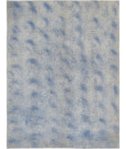 Overdye 10'2'' X 13'6'' Hand-Knotted Wool Rug 10'2'' x 13'6'' (305 X 405) / Grey / Blue