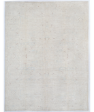 Hand Knotted Oushak Wool Rug 8' 1" X 10' 9" 8' 1" X 10' 9" (246 X 328) / Ivory / Ivory