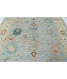 Oushak 8'4'' X 9'8'' Hand-Knotted Wool Rug 8'4'' x 9'8'' (250 X 290) / Blue / Ivory