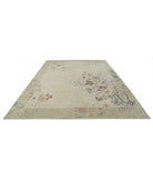 Chinese 8'11'' X 11'11'' Hand-Knotted Wool Rug 8'11'' x 11'11'' (268 X 358) / Gold / Ivory