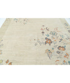 Chinese 8'11'' X 11'11'' Hand-Knotted Wool Rug 8'11'' x 11'11'' (268 X 358) / Gold / Ivory