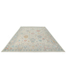 Oushak 8'11'' X 12'4'' Hand-Knotted Wool Rug 8'11'' x 12'4'' (268 X 370) / Grey / Ivory