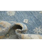 Oushak 8'11'' X 11'9'' Hand-Knotted Wool Rug 8'11'' x 11'9'' (268 X 353) / Blue / Grey