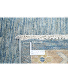 Oushak 8'11'' X 11'9'' Hand-Knotted Wool Rug 8'11'' x 11'9'' (268 X 353) / Blue / Grey