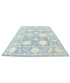 Oushak 8'0'' X 10'4'' Hand-Knotted Wool Rug 8'0'' x 10'4'' (240 X 310) / Grey / Ivory