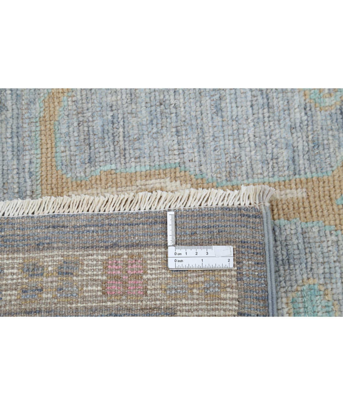 Oushak 7'10'' X 10'1'' Hand-Knotted Wool Rug 7'10'' x 10'1'' (235 X 303) / Grey / Grey