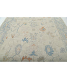 Oushak 9'0'' X 11'11'' Hand-Knotted Wool Rug 9'0'' x 11'11'' (270 X 358) / Grey / Blue