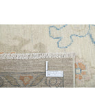 Oushak 9'0'' X 11'11'' Hand-Knotted Wool Rug 9'0'' x 11'11'' (270 X 358) / Grey / Blue